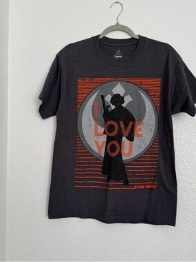 Disney Star Wars Han Solo & Princess Leia Couple Shirts SET